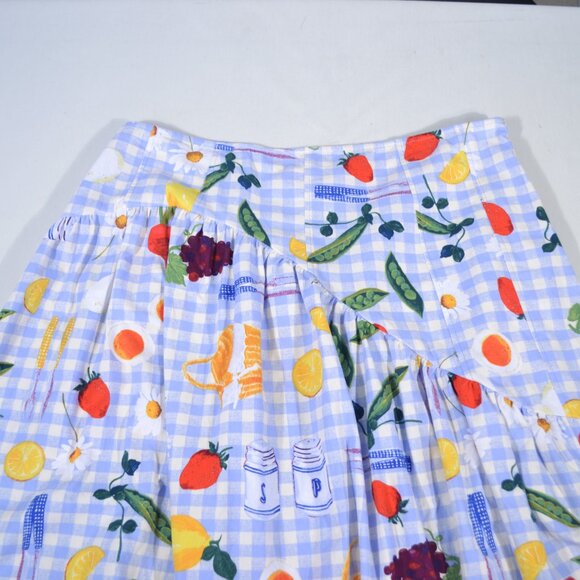 NWT LISA SAYS GAH MAEVE MIDI SKIRT, PICNIC, 2XL - Picture 8 of 13